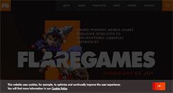 Desktop Screenshot of flaregames.com